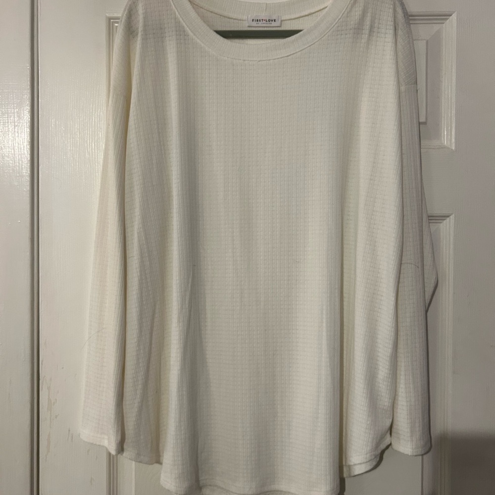 First Love Cream Women's Blouse